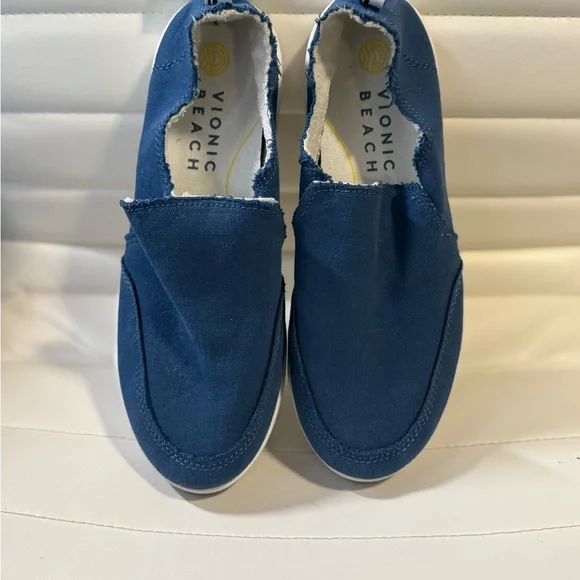 Vionic Beach Navy Malibu Blue Women Sneakers - Picture 3 of 11